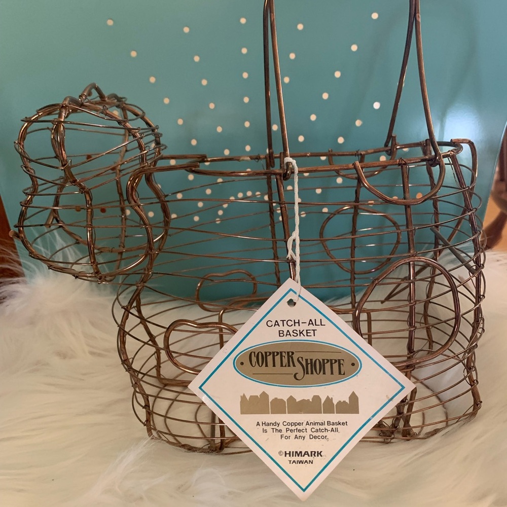 Wire Basket - Copper